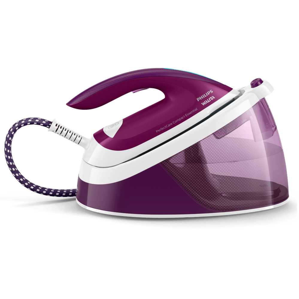 Ferro de Passar PerfectCare Compact Essential Philips Walita Branco/Roxo - GC6842