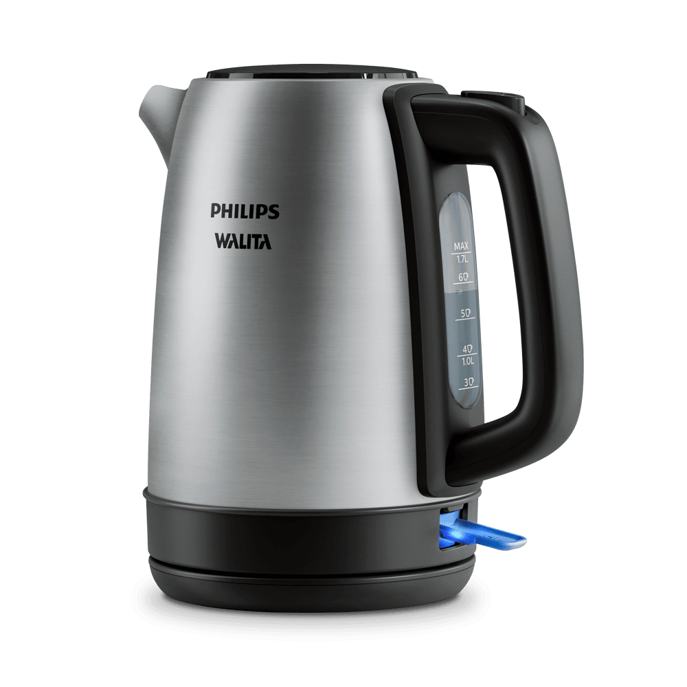 Chaleira Elétrica Philips Walita HD9350 S3000 1200W 1,7L Aço Inox 110V