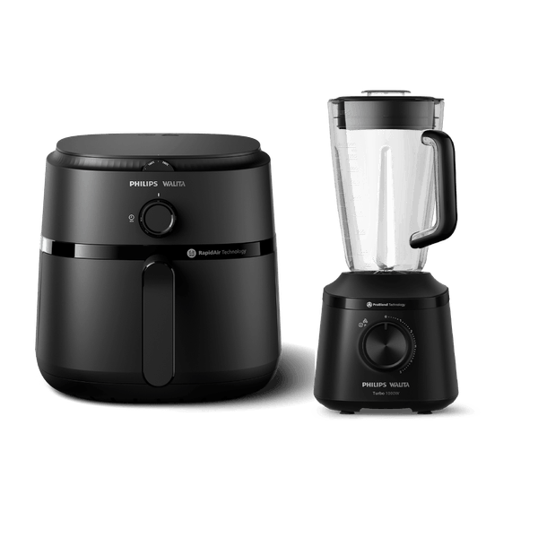 Fritadeira Airfryer Série 1000 XL + Liquidificador Série 3000 Turbo Philips Walita